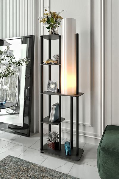 messer White Floor Lamp Flower Holder - Fashion Dor, Multi-Purpose