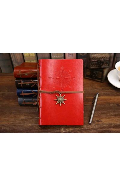 MRShopping MR Nautical Notebook Classic PU Piele Cover Notepad Retro Pandantiv Design Special Cadou Agenda