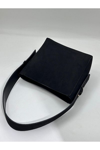 H&D COLLECTİON geantă de umăr din piele intoarsa
