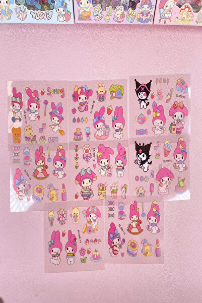 Bold Grup مجموعة ملصقات كوشيري سانريو كورومي، عبوة واحدة