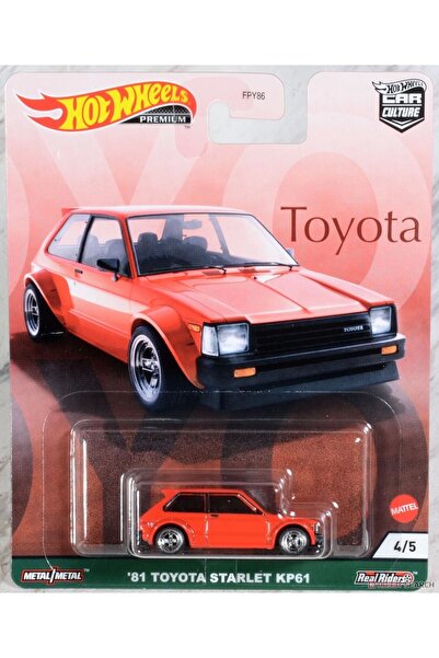 Hotwhells Hot Wheels Car Culture Toyota `61 Toyota Starlet Kp61