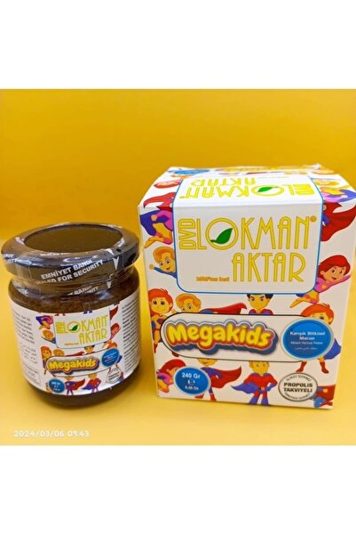 DVD Lokman Aktar Lokman Aktar Megakids Çocuklar için Propolisli Karışık Bitki...