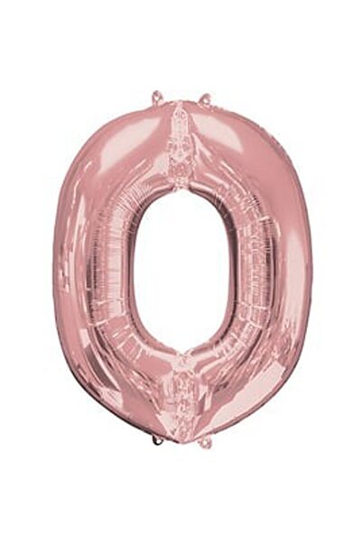 DÜVENCİ TİCARET Rose Gold Letter Foil Balloon
