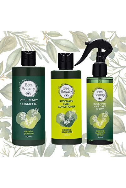 Bee Beauty Biberiye Saç Bakım 3lü Set