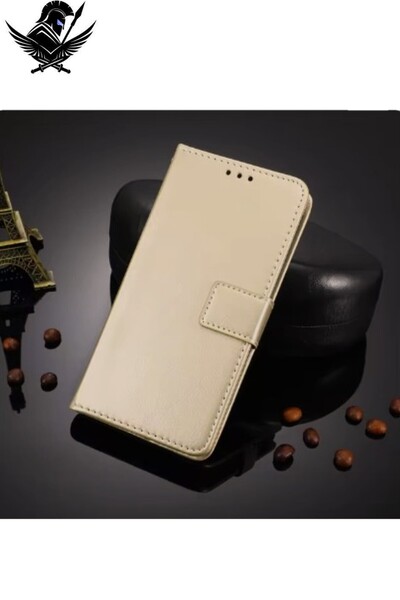 AKSEFİZZ Realme 6i Kılıf Ön Arka Korumalı Uyumlu Deri Tasarımlı Kapaklı Cüzda...