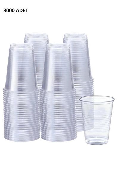 Cyberderm Pet Vending Cup - Plastic, 3000 Pieces, 180 Cc