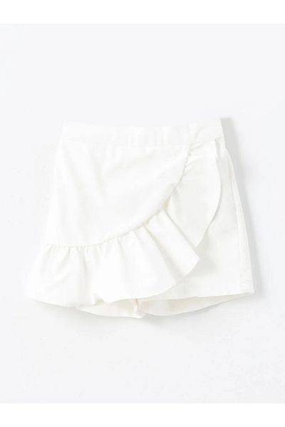 LC Waikiki Lcw Kids Red Elastic Waist Girl's Shorts Skirt