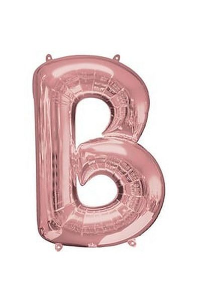 DÜVENCİ TİCARET Rose Gold Letter Foil Balloon