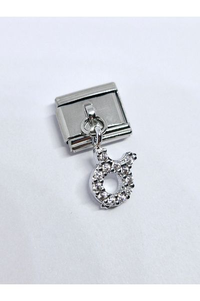 RoseCo00 Taurus Italian Bracelet Charm