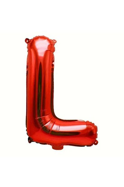 DÜVENCİ TİCARET Red Letter Foil Balloon 16 Inch 36 cm