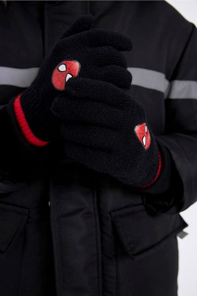 DeFacto Marvel Spiderman Boy's Knitwear Gloves - X9305A624Wn