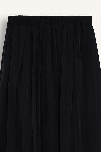DeFacto A-Line Normal Waist Basic Plain Flared Maxi Skirt E2369Ax24Wn