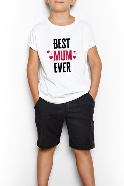 Tshirthane Cel mai bun tricou pentru copii de Ziua Mamei