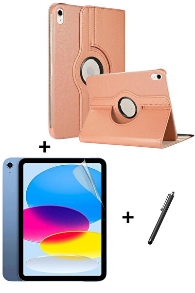 Hatreds Apple iPad 10.9 2022 (10.Nesil) A2757 Uyumlu 360 Derece Dönerli Stand...