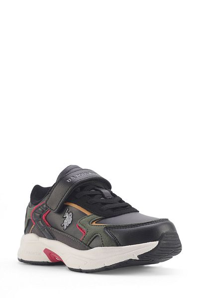 U.S. Polo Assn. Krenas 4Pr Black Boys' Sports Shoes