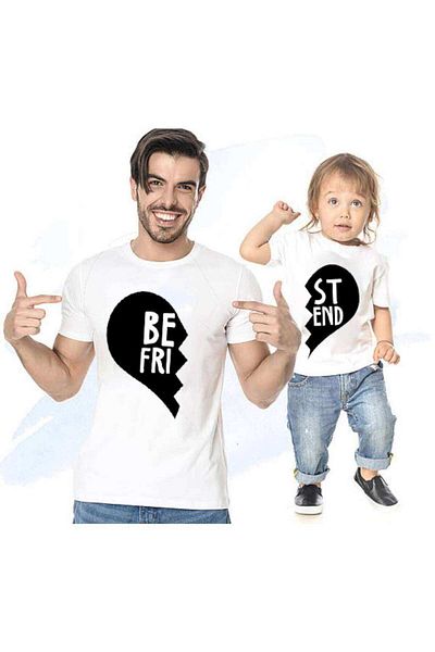 Tshirthane Μπλουζάκι με ρούχα για κορίτσια Best Friends Father Son (ΕΙΝΑΙ ΜΟΝΟ ΠΡΟΪΟΝ ΠΡΟΣΘΗΚΗ 2 ΤΕΜΑΧΙΩΝ ΣΤΟ ΚΑΛΑΘΙ ΓΙΑ ΝΑ ΚΑΝΕΤΕ ΣΥΝΔΥΑΣΜΟ)