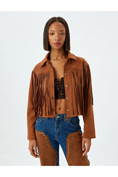 Koton Hnědá mladá košile 5Wal60072Iw