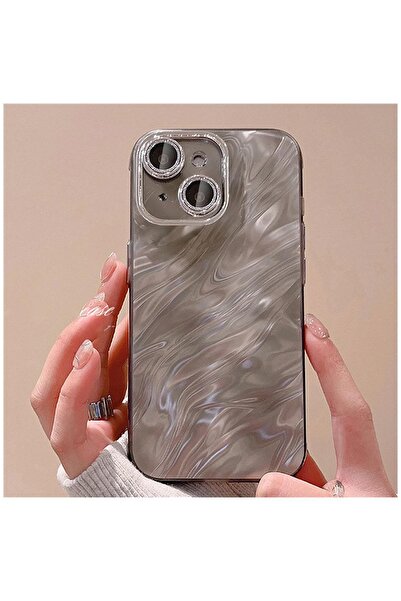 Zebana Apple iPhone 14 Uyumlu Kılıf Zebana Dazz Silikon Kılıf Siyah