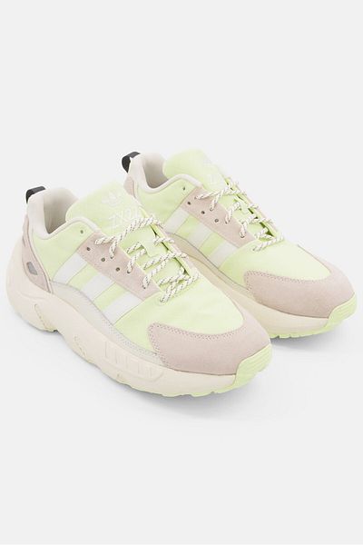 Adidas Originals Men Zx 22 Boost Lace Up Sport Shoes, Lime Green
