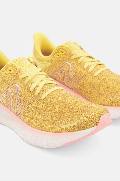New Balance Women W108012H Wide Lace Up Running Shoes, Gold