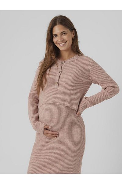 Mama Licious Gestricktes Oberteil Umstands-Strickpullover