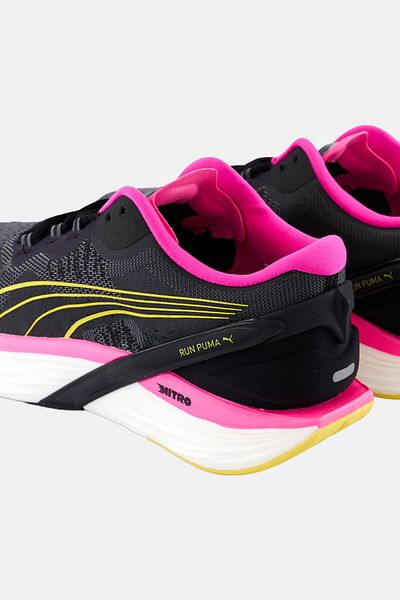 Puma Womem Xx Nitro Lace Up Running Shoe, Black