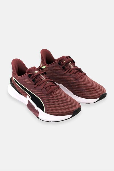 Puma Women Pwr Frame Lace Up Running Shoes, Brown