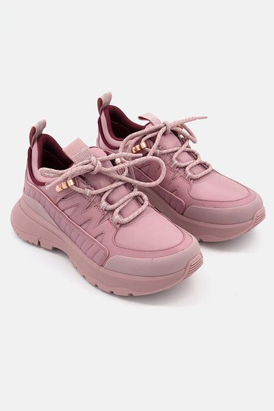 Fitflop Women Lace Up Outdoor Trainers Sport Shoes, Pink