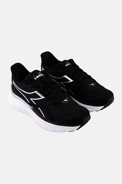 Diadora حذاء Equipe Nucleo واسع برباط للفتيات الصغيرات، أسود