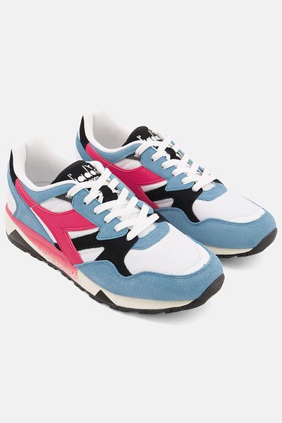Diadora حذاء رجالي خارجي برباط، أبيض