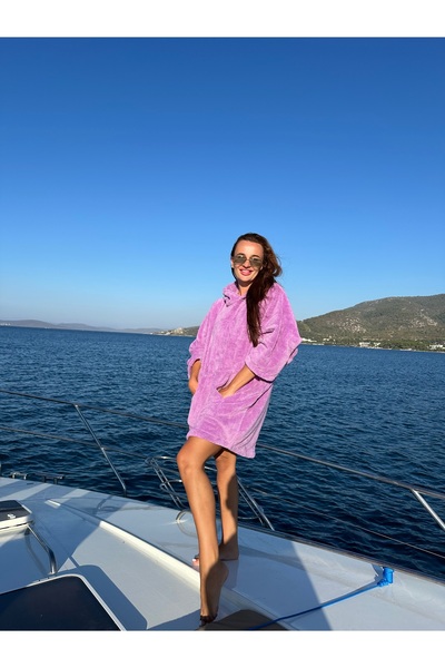 SOLENROSA Πετσέτα Poncho Welsolft Fleece