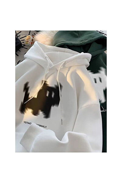 bellanova Unisex 3ip Oversize Sweatshirt Harajuku Style Çift Sevgili Kombinle...