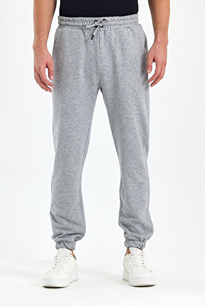 ESPİNA Men's Diagonal 3 Thread Sweatpants with Pockets and Cord