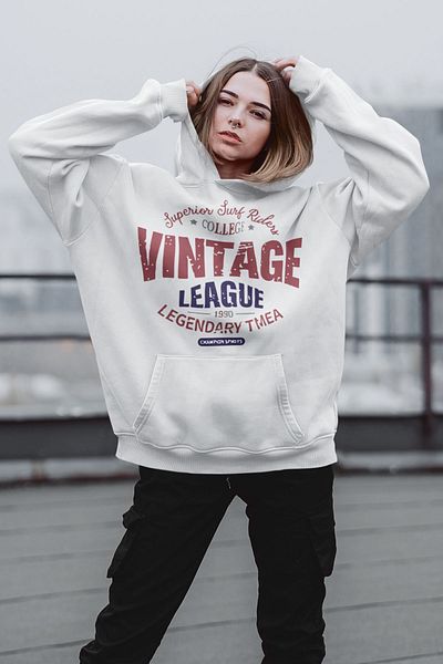 VİPER Charlie Luciano 3 Thread Thick Quilt Sweatshirt