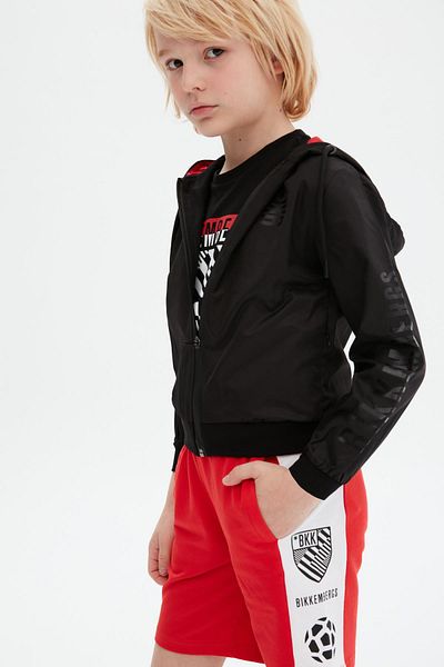 Bikkembergs Bg Store Boy Черен анцуг Топ 23ss0bk1603