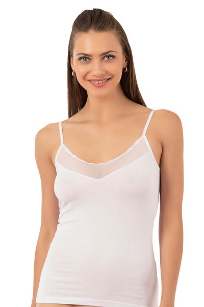 ÖZKAN underwear Özkan 20572 6 قطع من القطن للنساء من التول بحزام رفيع