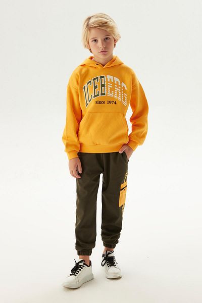 Iceberg Оранжев суичър за момче BG Store