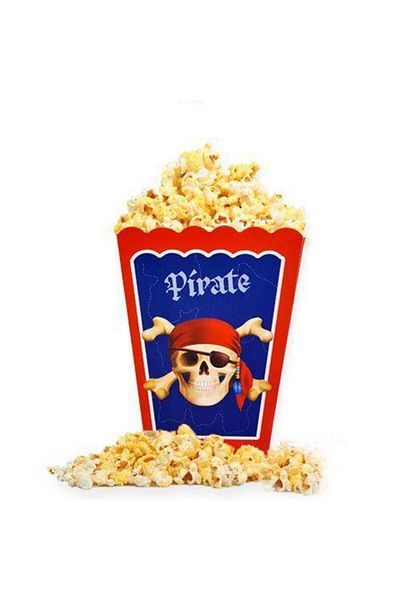Parti Dükkanım Pirate Themed Corn Box 8 Pieces