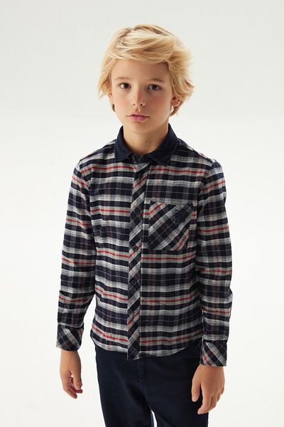 Bikkembergs BG Store Boy's Gray Shirt 23FW0BK1918