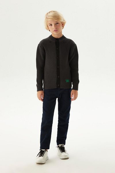 Bikkembergs BG Store Boy's Light Blue Cardigan 23FW0BK1861