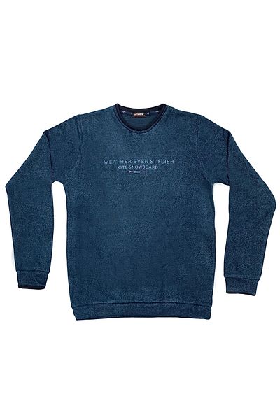 Masimar Men's Muline Thessaloniki Fabric Embroidered Regular Fit Sweatshirt