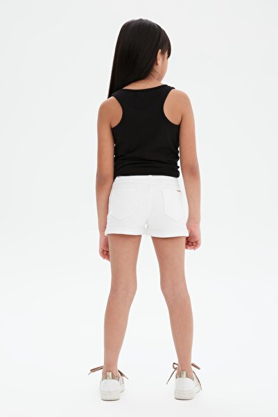 FRACOMINA Bg Store Kız Çocuk Beyaz Şort 23ss0fm0418