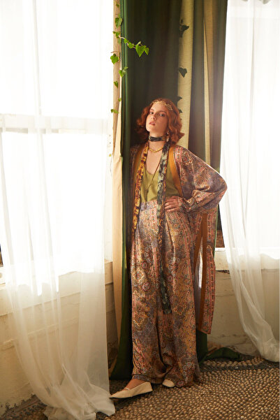 Pilea Grace High Waist Wide Palazzo Cut Trousers