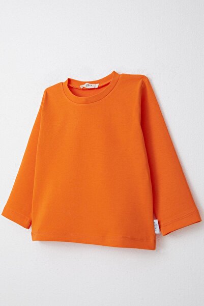 Breeze 1-4 Years Old Boy Long Sleeve Orange T-Shirt
