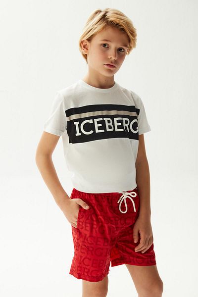 Iceberg Bg Store Boy's Tile Swim Shorts