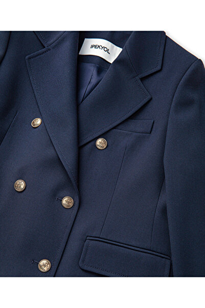 İpekyol Σχέδιο Blazer με διπλό στήθος με μεταλλικά κουμπιά