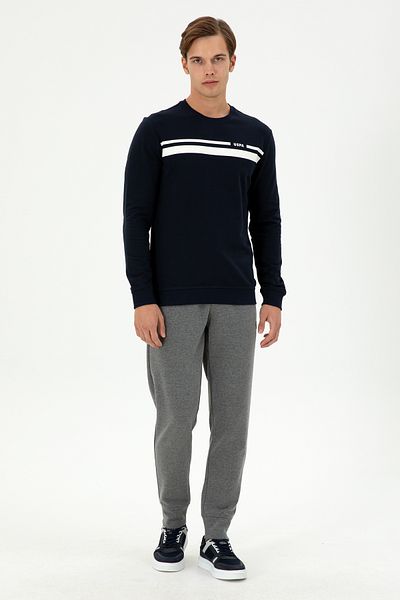 U.S. Polo Assn. Men's Anthracite Melange Sweatpants 50295195 -Vr081