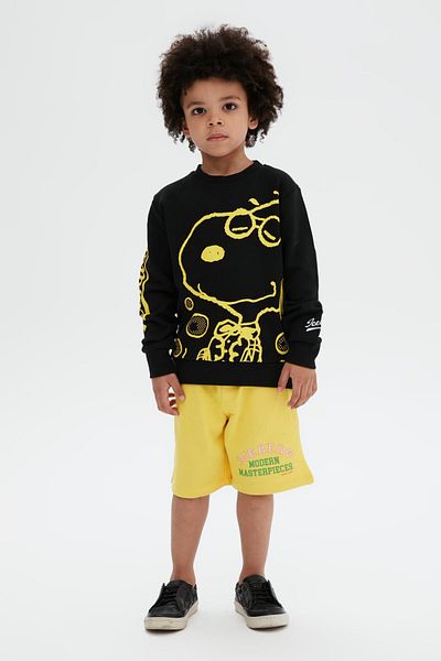Iceberg Bg Store Boy's Black Sweatshirt 23ssımf3117