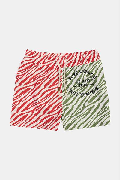 GB Baby Bg Store Baby Boy Patterned Swimsuit 23ss0bg1022