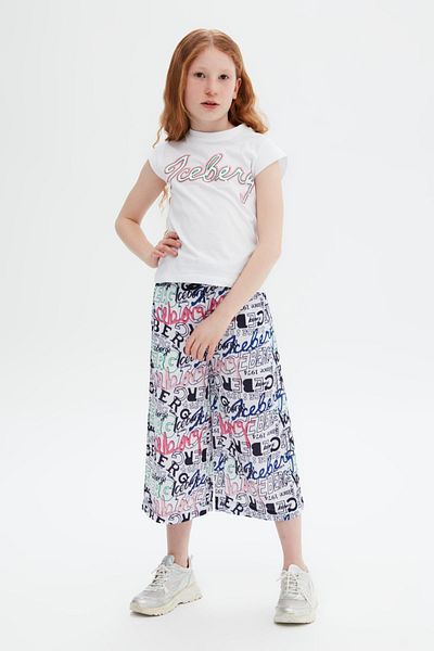 Iceberg Bg Store Γυναικεία Παιδική Λευκή Μπλούζα 23ssıts3153